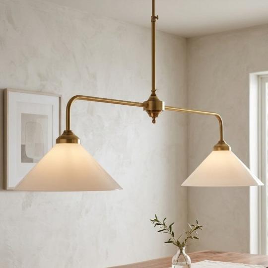 klasicky mosadz luster sklo tiene jedalensky kuchyna obyvacka zlaty mediteranny americky vidiek vintage zlta mosadz nastavitelna vyska zavesenie dvojziarovka.jpg